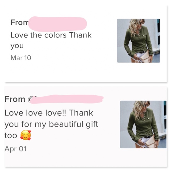 Button Detail V-Neck Long Sleeve Army Green Front Pocket Tee Shirt - Picture 5 of 7